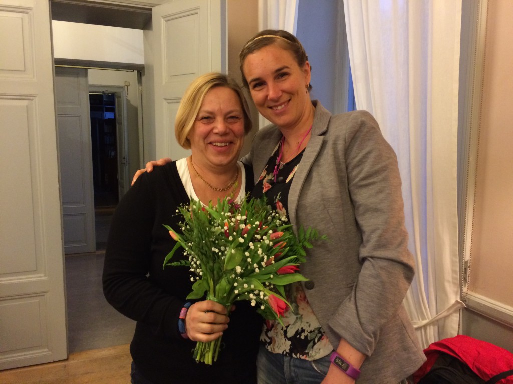 Lena Johansson (t.v.) och Linda Grimstedt.